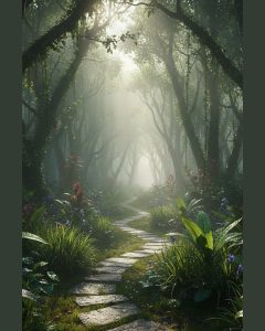 Misty Morning Solitude